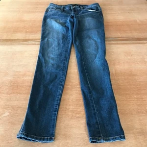 1822 Skinny Jeans Women 27 Blue Low Rise Dark Wash Stretch Preppy - Picture 1 of 12