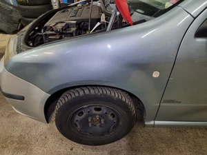 Kotflügel links Vorne Original SKODA FABIA 6Y 1999-2007 9151 STONE GREY MET - Bild 1 von 8