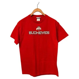 Ohio State Buckeyes Red S/S T-Shirt Boy's Size XL 18-20 NCAA Football Reebok - Picture 1 of 9