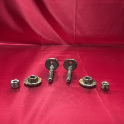 ☑️ 01-06 LEXUS UCF30L IS300 JUEGO DE 2 PERNOS DE INCLINACIÓN EXCÉNTRICOS SUSPENSIÓN TRASERA OEM Foto 1 de 4