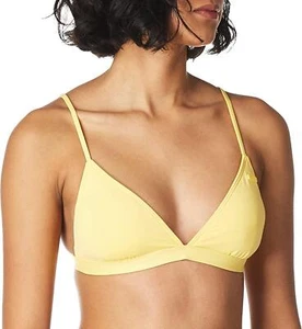 Roxy 280781 Women Beach Classics Fixed Tri Bikini Top, Banana Cream212, Large US - Picture 1 of 3