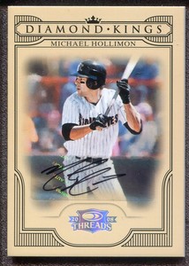 2008 Donruss Threads Diamond Kings Signatures #21 Michael Hollimon Auto 216/500