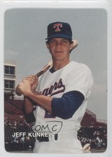 1987 Mother's Cookies Texas Rangers Stadium Giveaway Jeff Kunkel #24