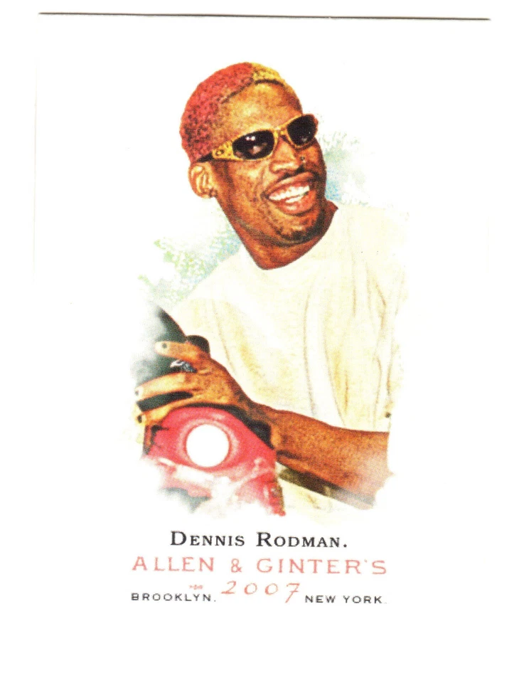 2007 TOPPS ALLEN & GINTER #331 DENNIS RODMAN SP - Image 1 of 1