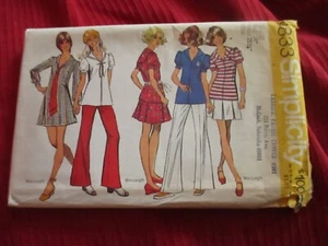 Vintage Simplicity 9833 Schnittmuster Misses Minikleid Tunika 1412/34 - Bild 1 von 7