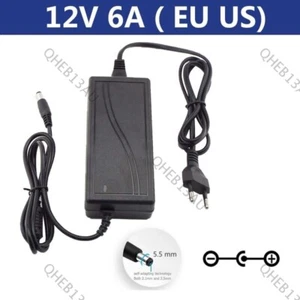 12V 6A 6000ma DC Power Supply Charger Adapter Led Transformer for CCTV 20H - Picture 1 of 11