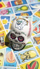 Quesos de Frisco Sugar Skull SGA Bobblehead Frisco Roughriders Giveaway 9/9/23