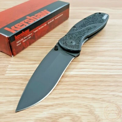 Cuchillo Plegable Kershaw Blur 3.38" 14C28N Hoja de Acero Aluminio/Mango Trac-Tec Foto 1 de 4
