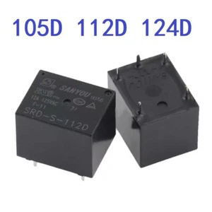 SanYou Relais SRD-S-105D SRD-S-112D SRD-S-124D 7A 5-poliges Relais - Bild 1 von 4