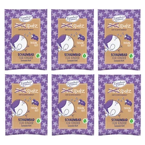 6er Pack Dresdner Essenz Dreckspatz Schaumbad Träum gut Lavendel-Duft 6 x 40 ml - Bild 1 von 2