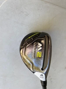 TaylorMade M2 22° Hybrid 4 REAX 65g Graphite Regular Men's RH **VERY GOOD** - Picture 1 of 10