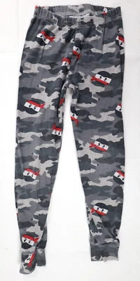 Pantalones de pijama/corredor con estampado ninja talla 7 para niños Foto 1 de 4