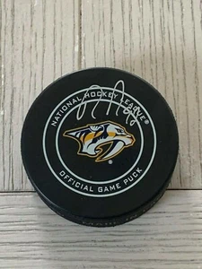 Ryan Johansen autographed signed Official Game Puck Nashville Predators PSA - Picture 1 of 2