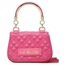 Love Moschino Fuchsia Faux Leather Crossbody Bag