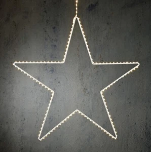 Stern beleuchtet 180 LED klassisch-weiß 58 cm mit Timer (1105695) Weihnachtsdeko - Bild 1 von 1