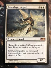 1x Baneslayer Angel Magic 2010 LP M10 MTG Magic the Gathering x1 MKE