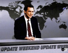 Norm Macdonald SNL Weekend Update Anchor Signed 11x14 Photograph BECKETT