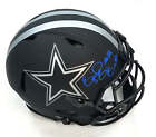 Ezekiel Elliott Autographed Dallas Cowboys Eclipse Authentic Helmet Beckett 