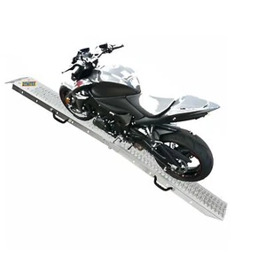 Fahrradrampe Stahl Motorrad Van Verladung Motorrad Rasenmäher Schwerlast Single - Bild 1 von 4