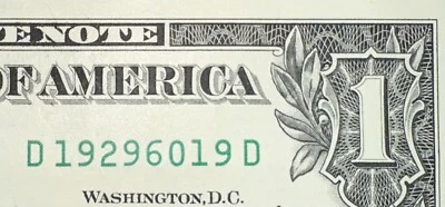 $1 Birthday Date Note June 19, 1929 (19296019) - Image 1 of 4