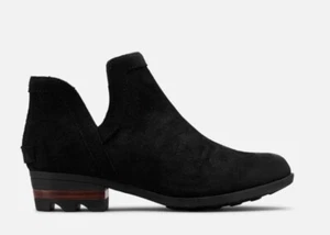 Sorel Lolla Cut Out Blk Bootie Sz 7.5 Ret $140 - Picture 1 of 12
