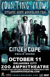 COUNTING CROWS "2014 TOUR" OKLAHOMA CITY CONCERT POSTER - Pop Rock Music - Picture 1 of 1