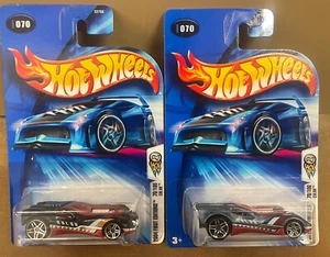 2004 Hot Wheels First Editions - Cul8r - Lot of 2. Schwarz & Blau Varianten. - Bild 1 von 6