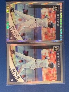 2018 Panini Donruss Optic Tony Gwynn Lot Of 2 Card# 131 Base And Shock Prizm