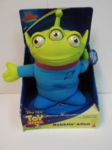 TOY STORY 2 Mattel 2000 Talking Bobblin' Alien nuevo en caja - Imagen 1 de 3