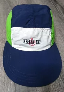 Keeler Bay Mütze Kappe blau grün Riemen hinten Boot Bootfahren Outdoor Strand Sommer Vintage - Bild 1 von 7