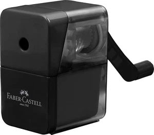 180984 - Temperamatite Con Manovella, Nero, Temperamatite Con Lama Di Alta Quali - Foto 1 di 12