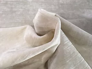 Zinc Textile Slubby Texture Velvet Upholstery Brilliance Moonbeam 2.25yd Z253/01 - Picture 1 of 3