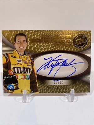 Kyle Busch 2009 Press Pass Elite Exhibit Ink Authentic Autograph Card #23/25! - Image 1 of 4