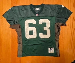 Vintage Authentic Green Bay Packers Starter Green Practice Jersey Size 50 - Picture 1 of 10