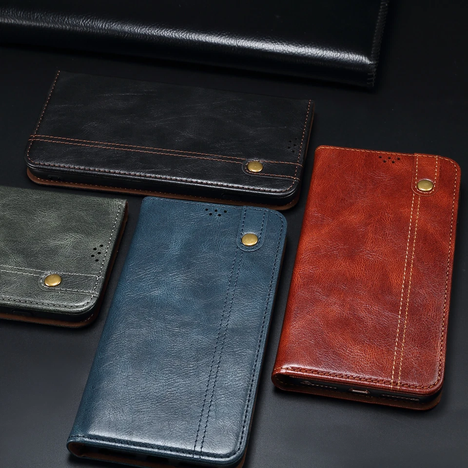 Case for Xiaomi Note 10 9 K40 Poco F3 PU leather Flip Wallet Stand Phone Cover - Image 1 of 4