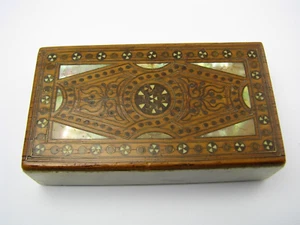 ANTIQUE ARABIC MARBLE PAPERWEIGHT MICRO MOSAIC INLAID Middle East ca1900s Rare - Picture 1 of 20