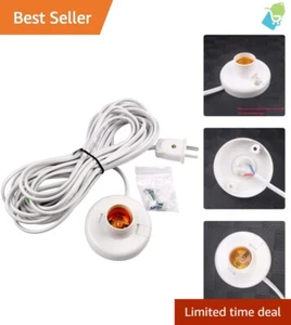 Stylish 26ft E27 Light Cord with On/Off Switch – Ideal for Home & Café Lighting - Picture 1 of 9