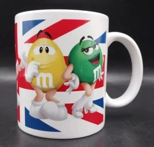 M&M's Coffee Cup Mug British Flag London Store 2011 Limited Edition - Picture 1 of 11