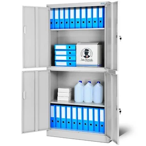 Büroschrank Aktenschrank Werkzeugschrank Metallschrank Lagerschrank Stahlschrank - Bild 1 von 5