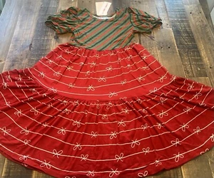 Dot Dot Smile size 8/10 Girls Christmas Tier dress New - Picture 1 of 5