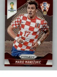 2014 Panini Prizm FIFA World Cup Brazil Mario Mandzukic 120 Croatia - Picture 1 of 2