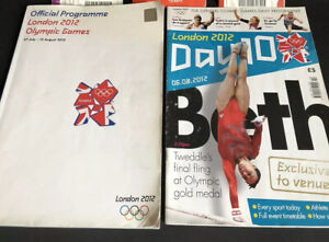 LONDON OLYMPICS 2012 SOUVENIRS Official Programme, Day 10 Programme, Old Tickets