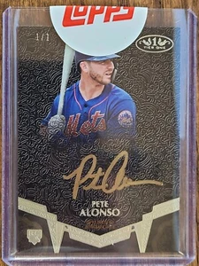 2019 TOPPS TIER ONE PETER ALONSO GOLD SIGNATURE AUTO 1/1! True 1/1! - RARE! - Picture 1 of 2