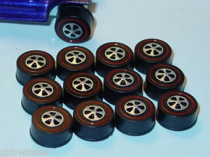Hot Wheels Redline Red Line US WHEEL TIRE Lot of 12 LARGE Bearing Style -NEW! - Picture 1 of 3