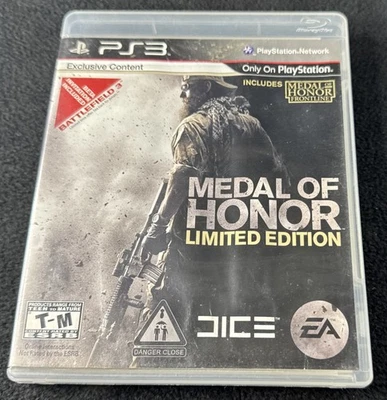 Medal of Honor Limited Edition (Sony PlayStation 3, 2010) PS3 Complete Tested - Image 1 of 3
