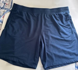 Athletic Works Men Size: 3XL (48-50) Navy Blue Activewear Shorts - Picture 1 of 3