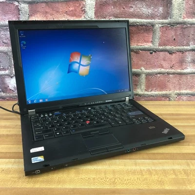 Lenovo ThinkPad Retro Gaming Laptop Core 2 2.26GHz 2GB RAM (Windows 7 64-Bit) - Image 1 of 4