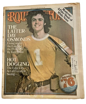VTG 1976 Rolling Stone Magazine #208 The Latter Day Osmonds Donny Osmond Cover - Image 1 of 4