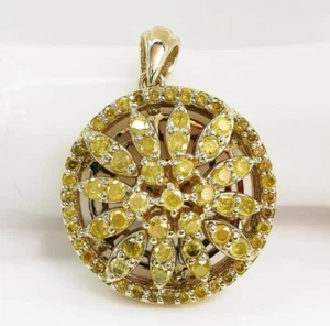Anhänger mit 1,15 ct. Fancy Diamanten Yellow - AIG Zertifikat - 14K Gelbgold - Bild 1 von 7