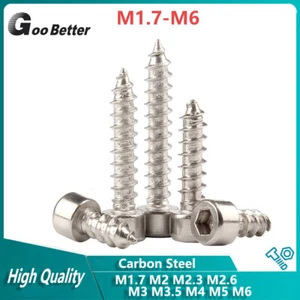 Socket Cap Head Screws Wood Self Tapping Screw M1.7 M2 M2.6 M3 M3.5 M4 M5 M6 - Picture 1 of 9